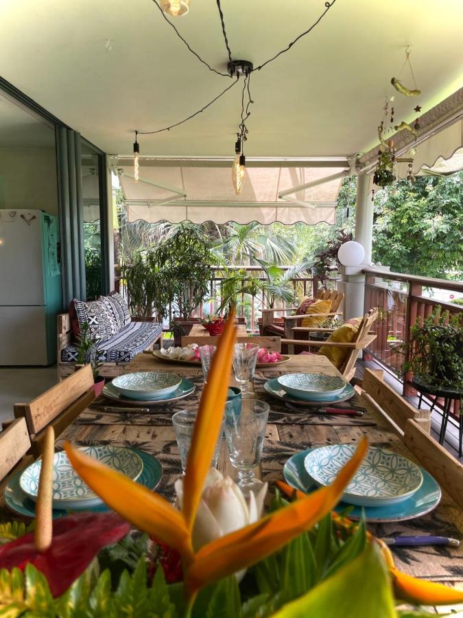 Vaiava Beach Carlton- Tahiti - Beachfront Luxury Residence & Pool - 4 Pers Punaauia  Eksteriør billede