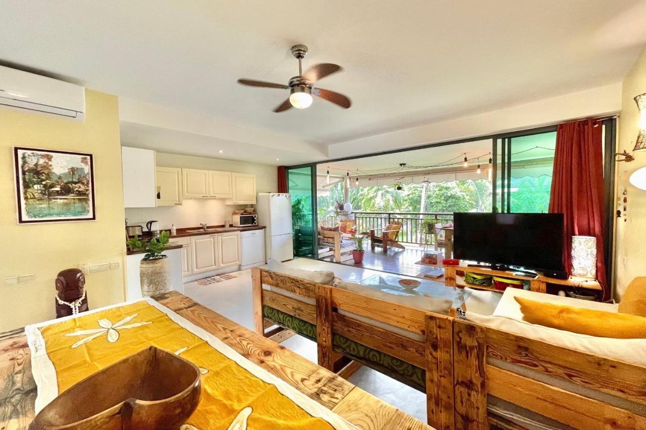 Vaiava Beach Carlton- Tahiti - Beachfront Luxury Residence & Pool - 4 Pers Punaauia  Eksteriør billede